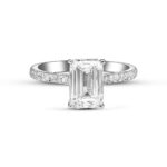 Emerald cut pave ring (2)